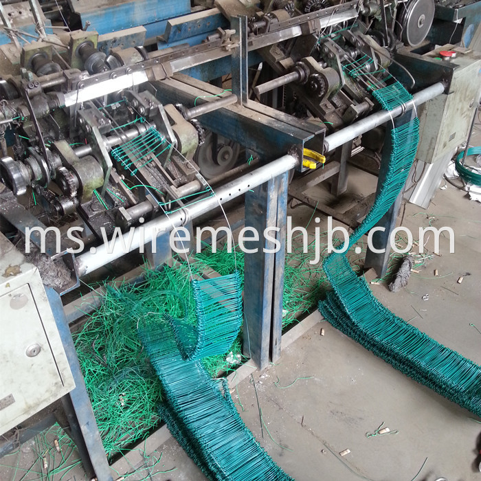 Galvanized double loops wire machine